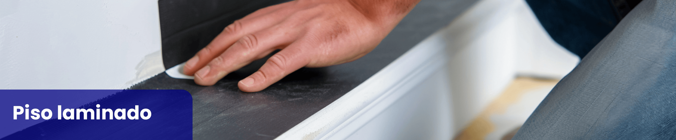 Banner-piso laminado